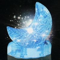 головоломка Crystal Puzzle Луна голубая со светом