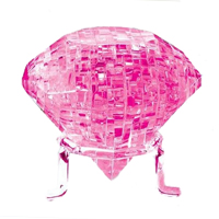 головоломка 3D пазл Бриллиант розовый
