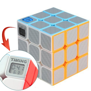 головоломка кубик 3х3 с таймером Jiehui Timing Cube