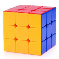 головоломка кубик 3х3 Z-cubes Stickerless, цветной пластик