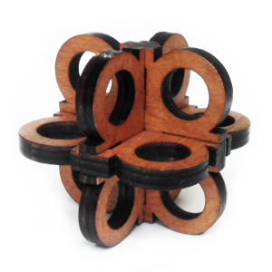 деревянная головоломка Кольца