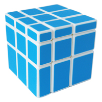 головоломка Зеркальный куб голубой