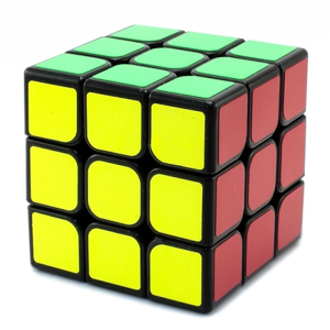головоломка кубик 3x3 MoYu MF3 GuanLong (МФ3 ГуанЛонг), чёрный пластик