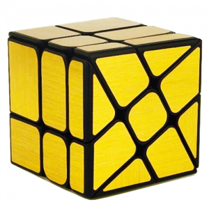 головоломка куб MoYu MoFangJiaoShi WindMill Mirror Gold