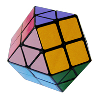 головоломка Rainbow magic cube чёрный