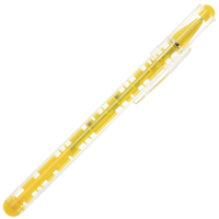 Ручка-лабиринт желтая