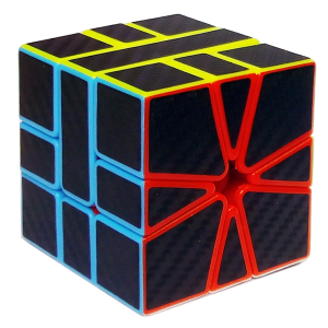 головоломка кубик Скваер-1 Карбон (Square-1 Carbon)